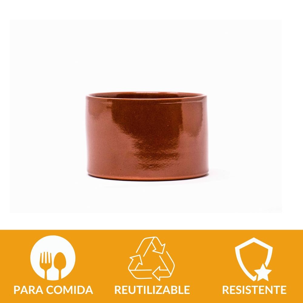 Tarrina barro 9 cm