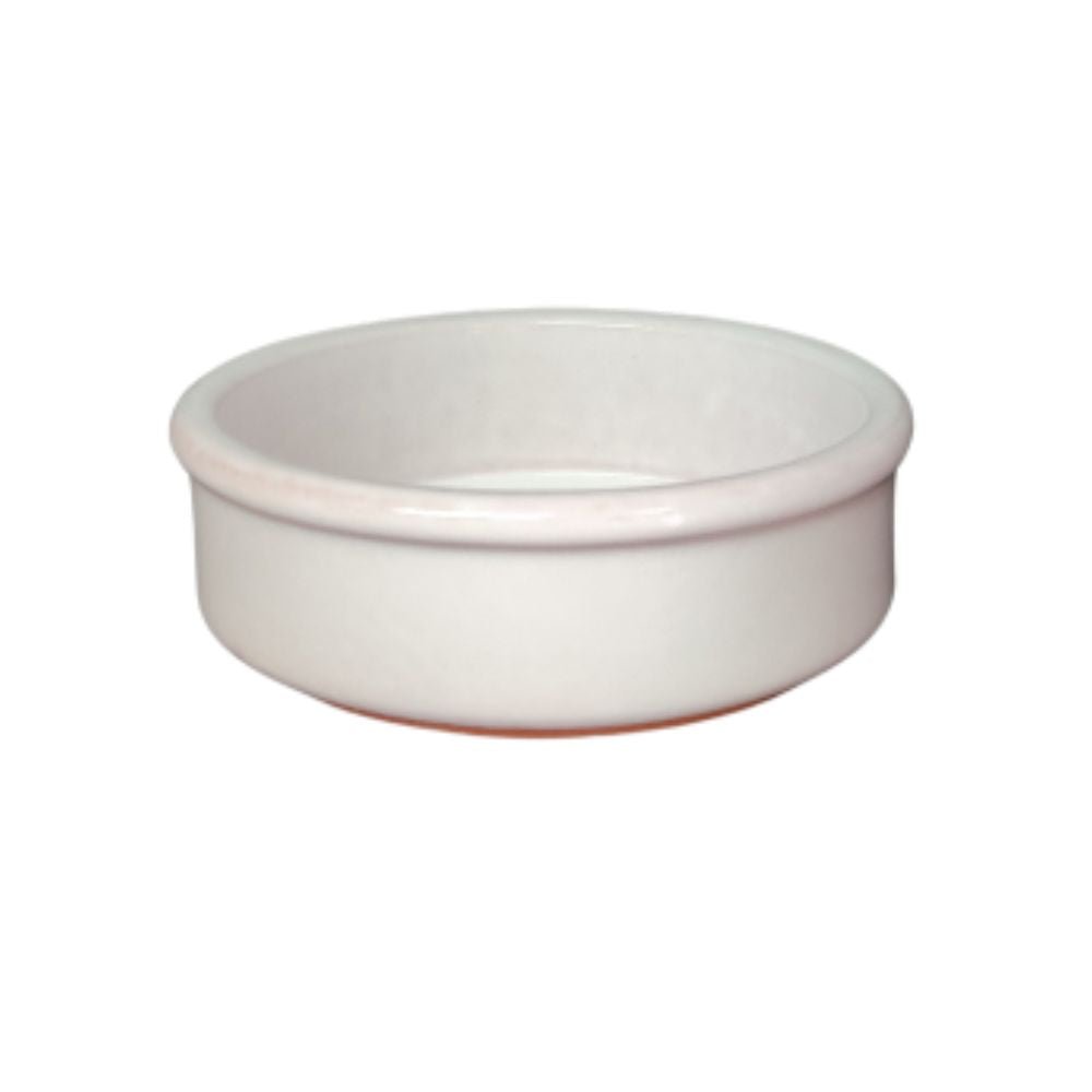 Tarrina de Barro 12 cm Color Blanco