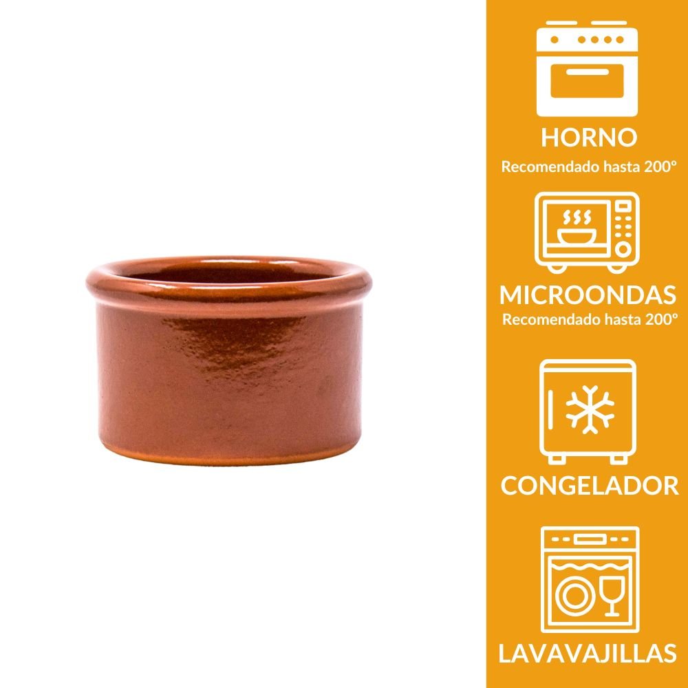 Tarro de barro 7,5 cm