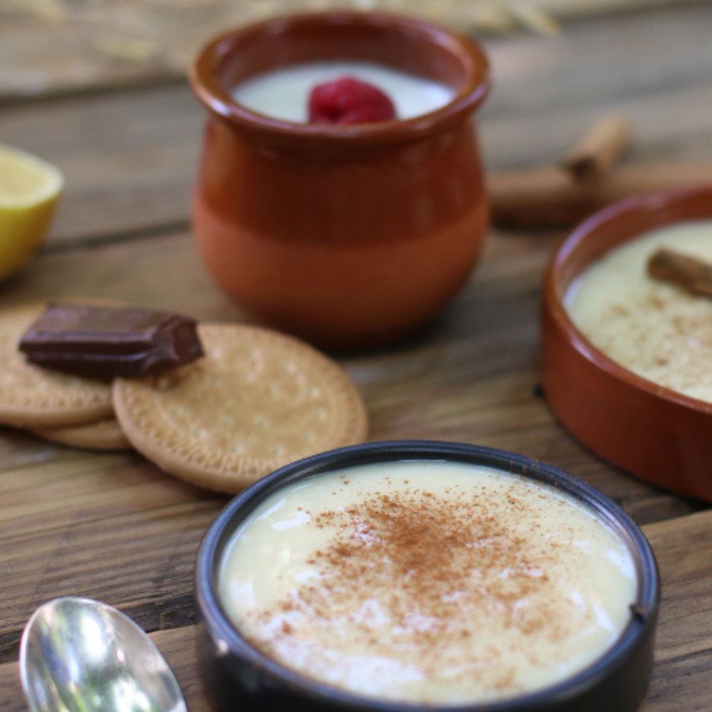 Tarro de Barro 8 cm (Para cuajadas y otros postres)