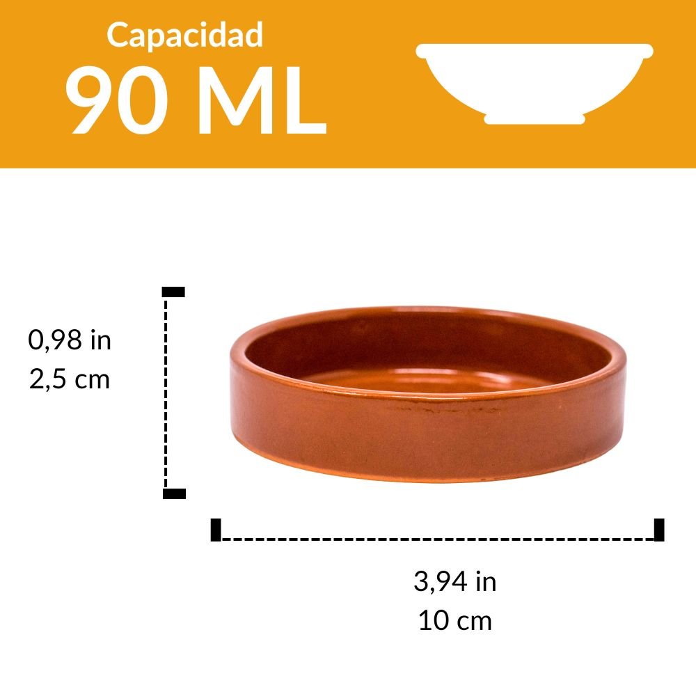 Tartera de barro 10 cm