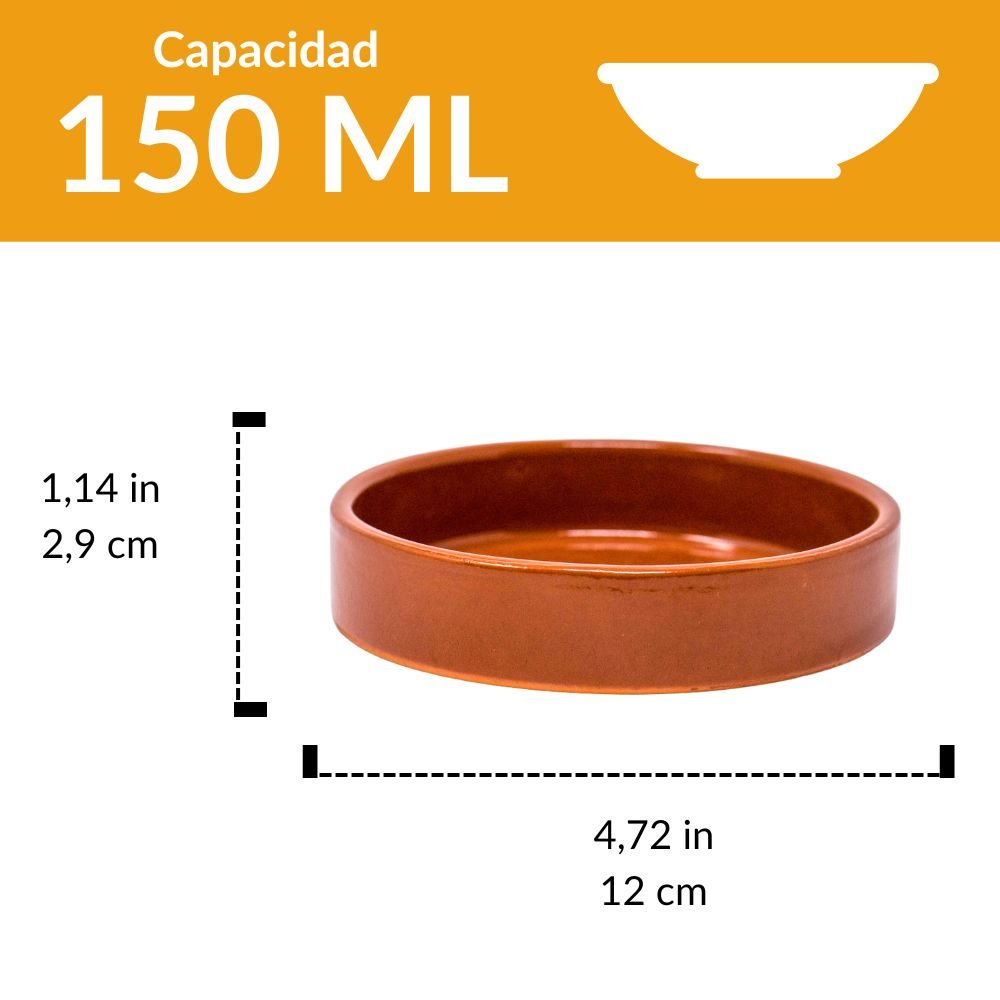 Tartera de barro 12 cm