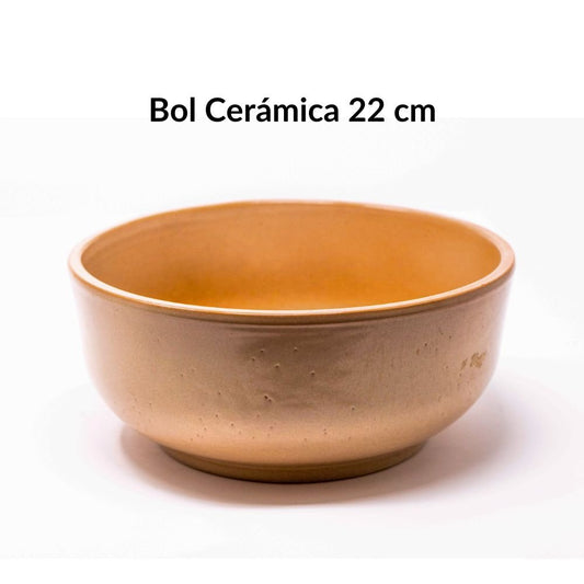 Bol de barro 22 cm