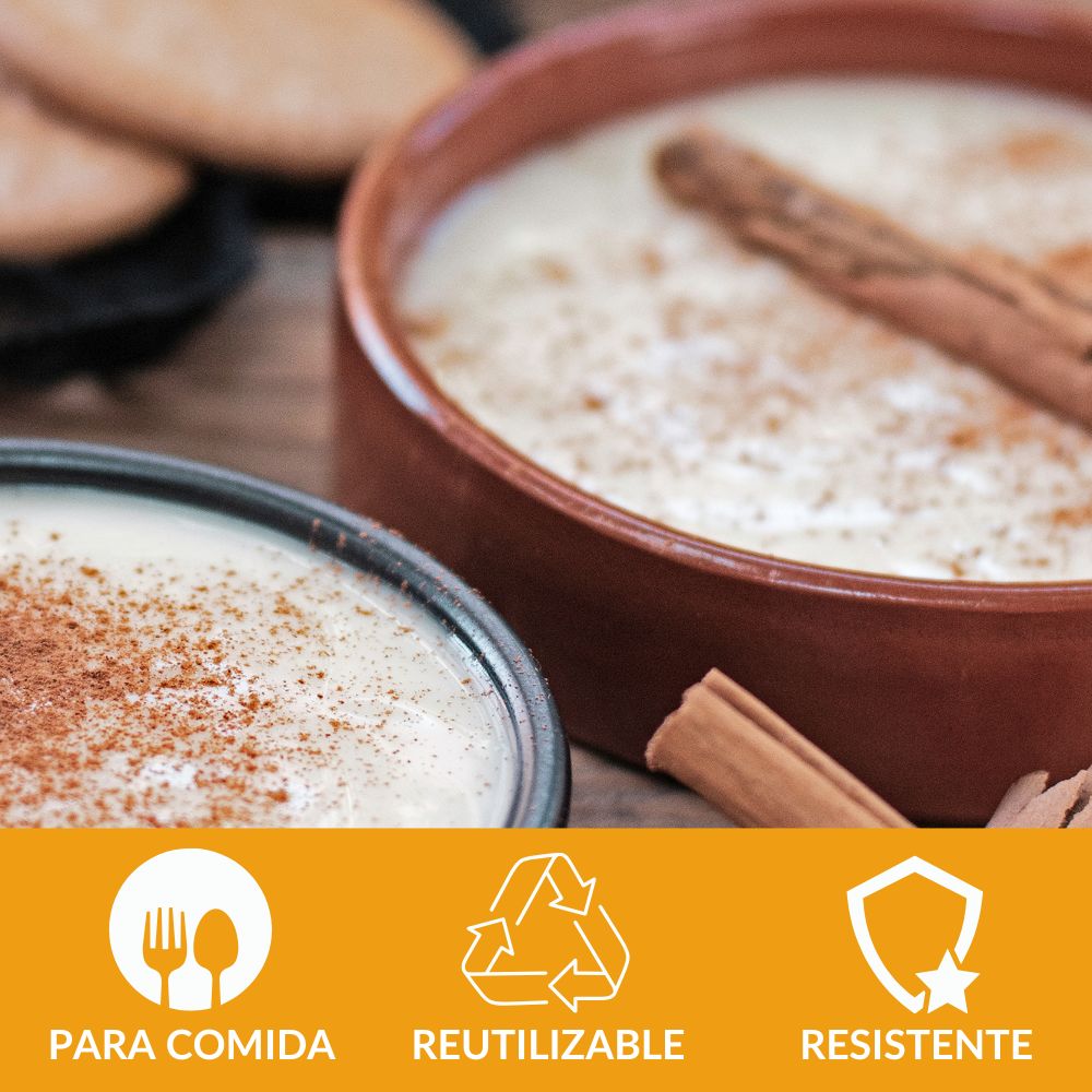 Cazuela de barro 12 cm | Terracota artesanal para postres y tapas (150 ml)