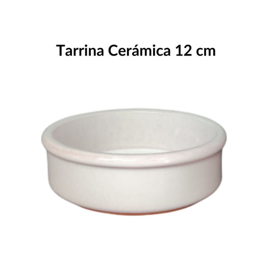 Tarrina de Barro 12 cm Color Blanco