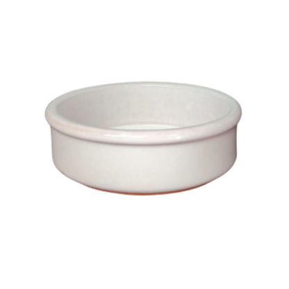 Tarrina de Barro 12 cm Color Blanco