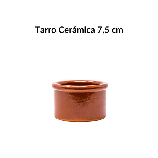 Tarro de barro 7,5 cm