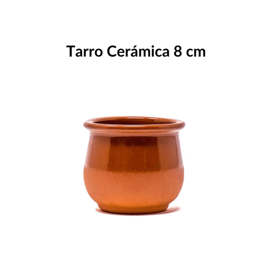 Tarro de Barro 8 cm (Para cuajadas y otros postres)
