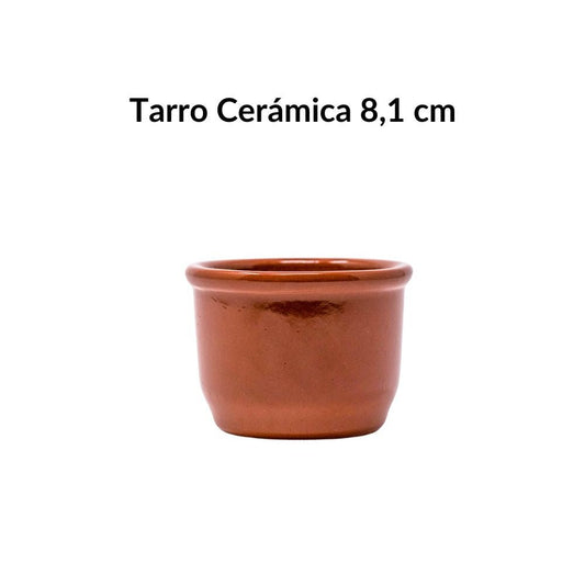 Tarro de barro 8,1 cm